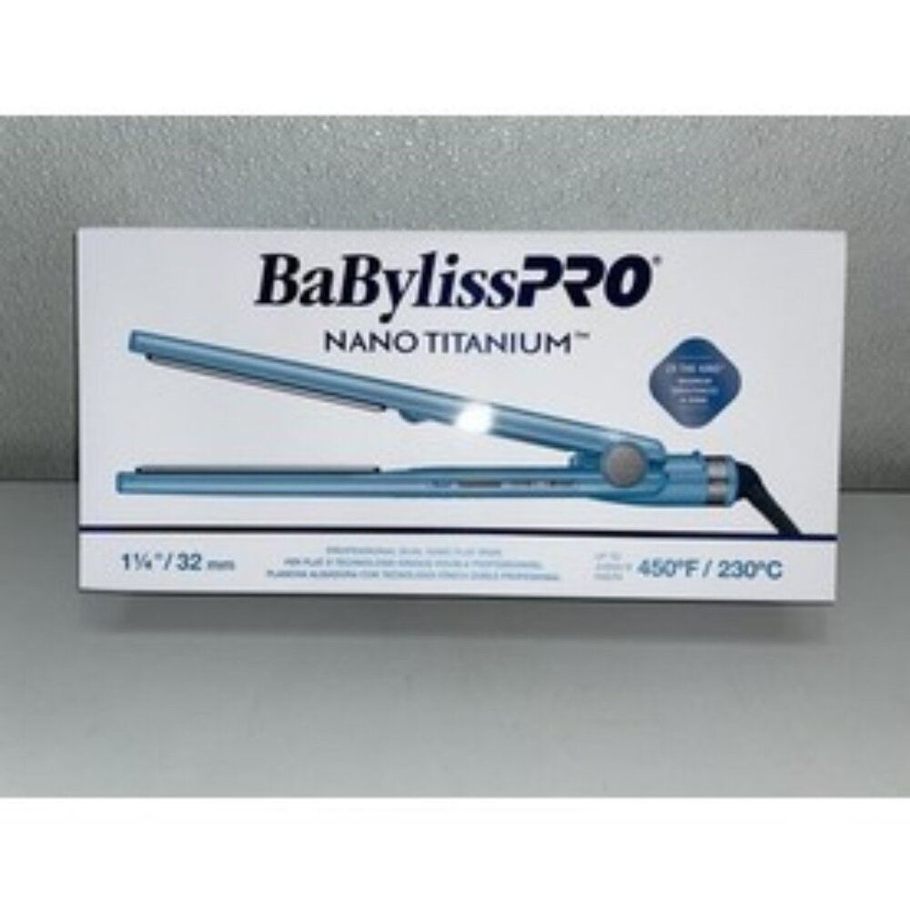 BaBylissPRO Nano Titanium™ Ionic Straightener – 1¼" Plates